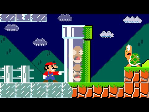 Cat Mario: Everything Turns To Glass When Mario Touches It