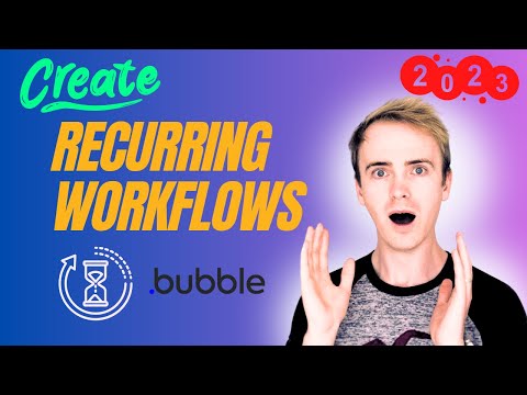 How to create recurring workflows in Bubble in 2023| Bubble.io Tutorials | Planetnocode.com