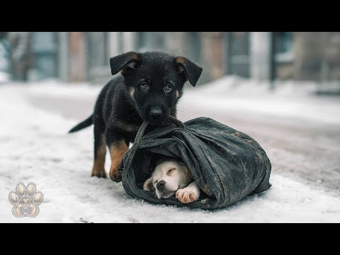Abandoned Puppy Dragged a Bag to a Vet... When a White Paw Slipped Out, My Heart Stopped
