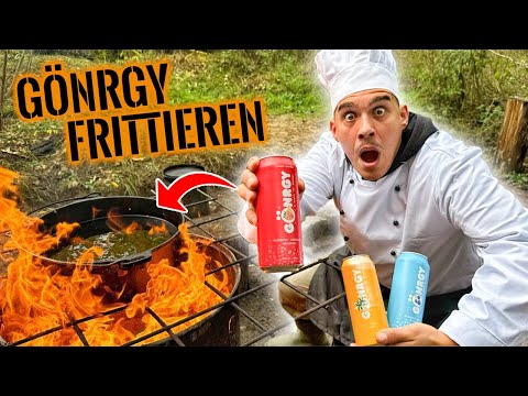 GÖNRGY FRITTIEREN?! Survival Mattin frittiert alles | WOODS KITCHEN