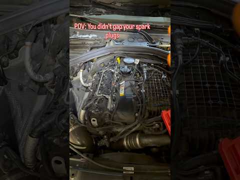 Gap your spark plugs on b58 #bmw #b58 #diy #sparkplugs