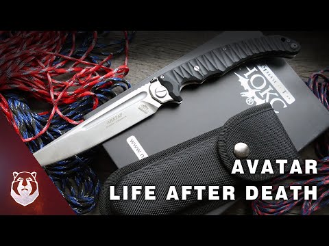 The Avatar knife. A really big folding knife