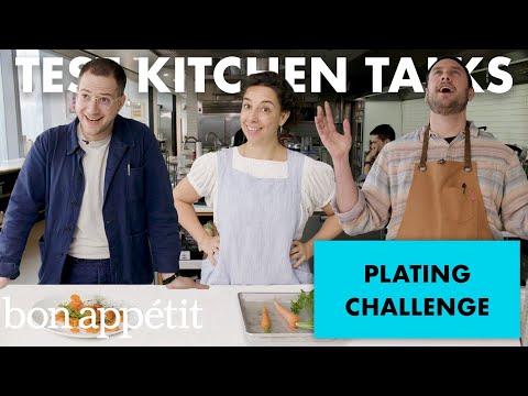 Pro Chefs Challenged to Plate a Carrot in 1 Minute | Test Kitchen Talks | Bon Appétit