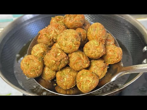 炸蘿蔔丸子切記不要放麵粉跟澱粉、教你正確的做法、焦香酥脆一口一個！