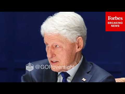 WATCH: Questioner Rapid-Fires Names At Bill Clinton During Epstein Testimony