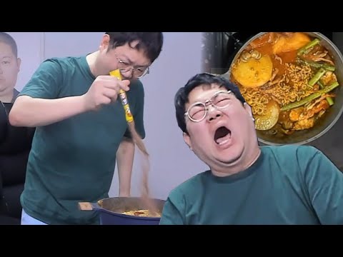 감스트 해물탕 챌린지 이걸 먹으라고?