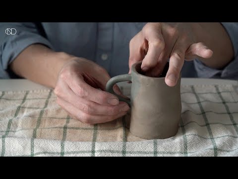 핸드빌딩으로 만드는 도자기 컵 : Making a ceramic cup [ONDO STUDIO]