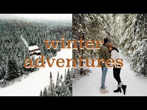 WINTER ADVENTURE VLOG // SNOWY WALKS & COUPLE PICS