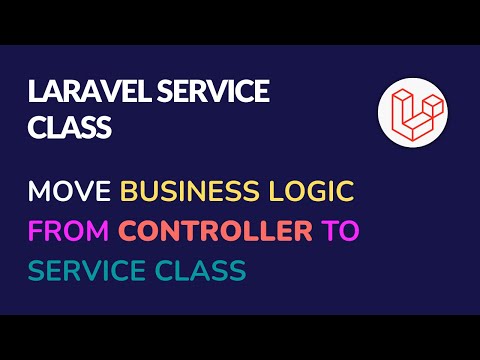 Laravel Service Class | Use Service Class In Laravel | Laravel Service Pattern | HINDI
