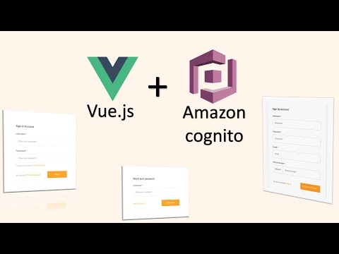 How to add user authentication to Vue.Js application using aws-cognito and aws-amplify lib