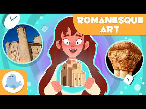 ROMANESQUE ART for Kids 🏰 Churches, Paintings, and Sculptures from the Middle Ages 🎨