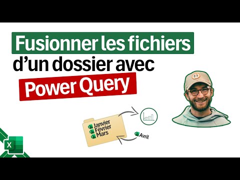 Fusionner les fichiers d'un dossier sur Excel avec Power Query
