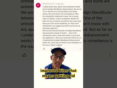 Herbst vs Invisalign MAF?!@PreetiTiwari-f1w #teeth #dentist