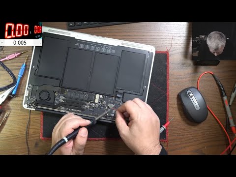 MacBook Air A1466 charging but no power- 10min repair