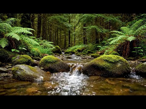 River Flowing Birds Chirping, Forest River Ambience to Help You Sleep Deeply and Feel at Peace