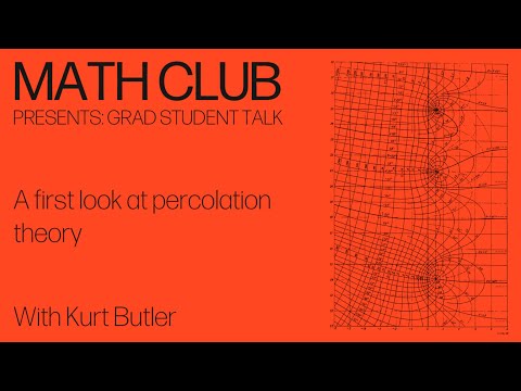 Grad student talk: “A first look at percolation theory”