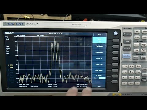 #1365 Siglent Spectrum Analyzer SSA3021X SSA3032X