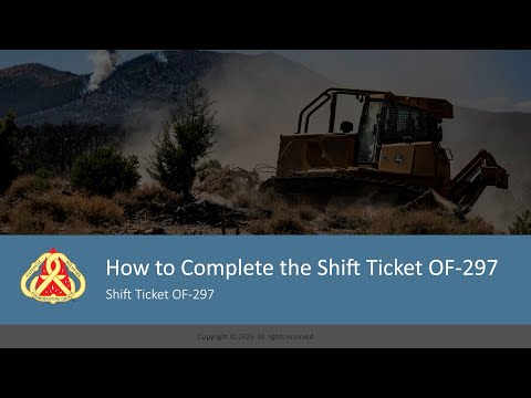 How to Correctly Fill Out the Emergency Equipment Shift Ticket, OF 297