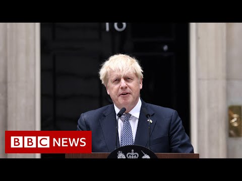 UK Prime Minister Boris Johnson delivers resignation speech - BBC News