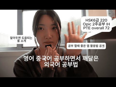 영어 중국어 공부하면서 깨달은 외국어 공부법 | 나만 알고싶은 앱과 툴 소개 (5분순삭) 
