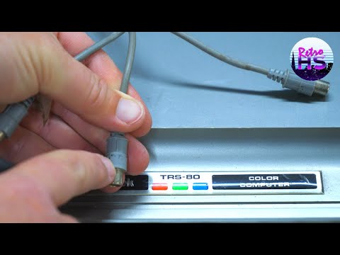 Mystery Mod On A Radio Shack TRS-80 Color Computer