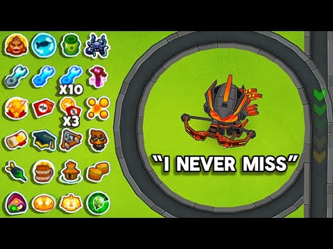 How far can Every GOD BOOSTED Hero get on a PERFECT Map? (Bloons TD 6)