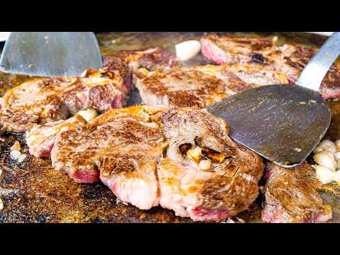 Everyone laughed — the 33-year solo steak master’s 15-hour steak was amazing.