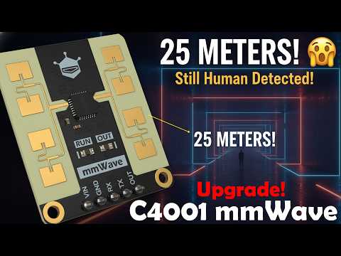 DFRobot C4001 mmWave Radar for ESP32 25 m Range!