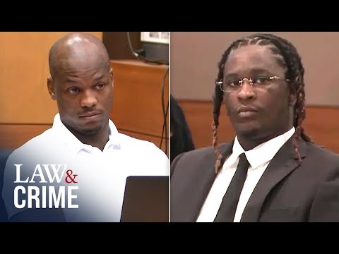 Lil Woody Tries to Ask Young Thug a Question On the Stand