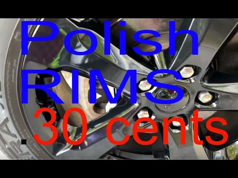 Polish Rims less than .30 cents #detailing #kochchemie #meguiars #turtlewax