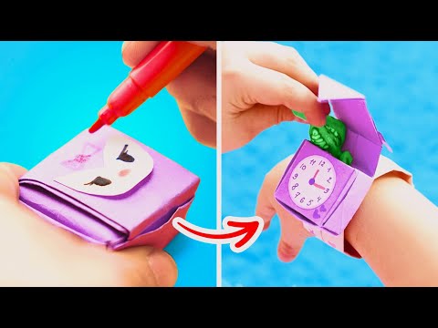 ⌚ Bisakah Anda Membuat Jam Tangan Dari Kertas? 😄 Mari Belajar Cara Membuatnya! ✂️