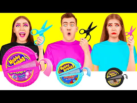 Большая, Средняя или Маленькая Тарелка Челлендж | Эпичная Битва с Едой от Craft4Fun Challenge