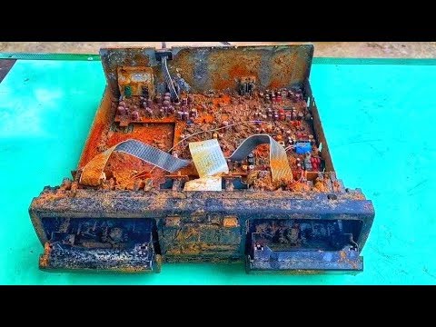 Restoration of Antique KENWOOD Cassette Deck X 76 | Restoration and Metal