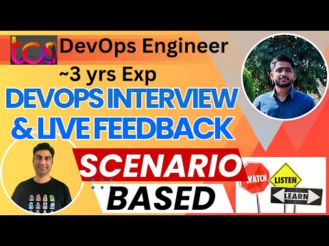 DevOps and Cloud Engineer Live Interview Questions ~3 years Experience with Feedback #devopsengineer