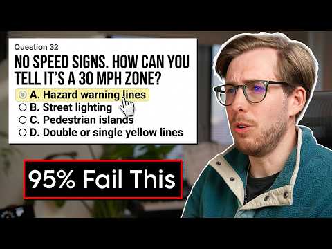 American Takes British Driving Test