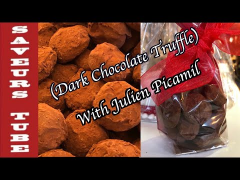 How to make Dark Chocolate Truffle with The French Baker TV Chef Julien from Saveurs Dartmouth U.K.