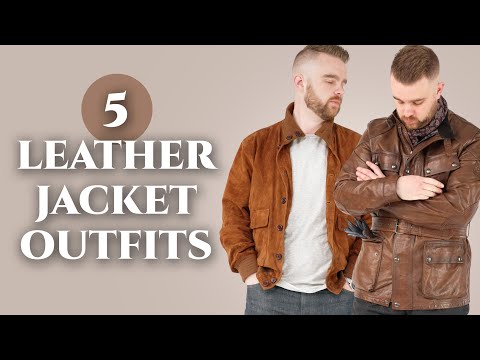 5 Leather Jacket Outfits (Classic & Modern Men's Style)