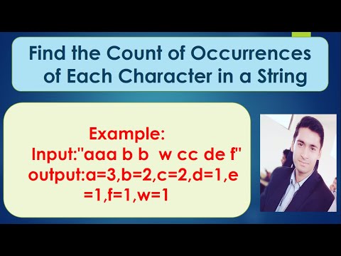 #Logical #interviewQues Java Program to Find the Count of Occurrences  of Each Character in a String