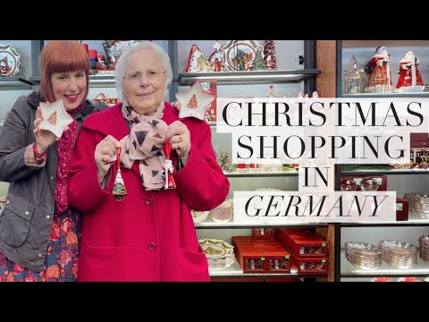 EARLY CHRISTMAS SHOPPING IN GERMANY