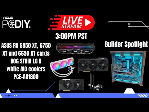 ASUS Show #56 – ROG STRIX LC II White AIO coolers, PCE-AX1800 WiFi Card, PC builds & more!