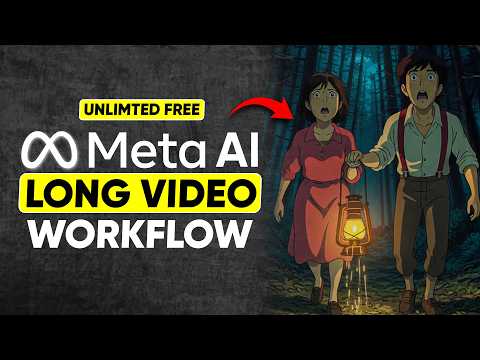 Unlock the SECRET to Long AI Videos FREE & Unlimited 🔥 Meta AI Video Generator