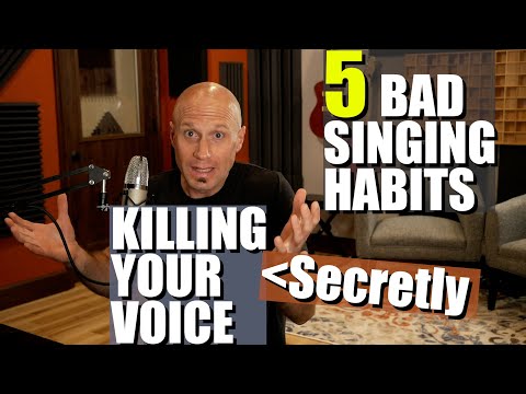 5 Bad Singing Habits (Secretly Killing Your Voice) How To Sing With Healthy Habits!