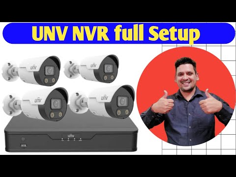 UNV NVR and IP Camera Full Configuration and setup | UNV Nvr online setup