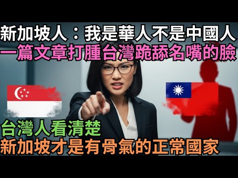 A Singaporean said, "I am Chinese, not Chinese!" An article slapped the face of a Taiwanese comme...