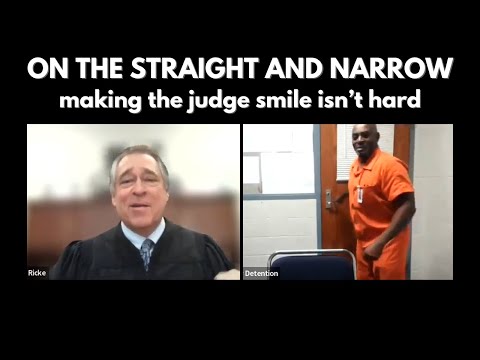 Talkative Defendant makes Judge Ricke Smile