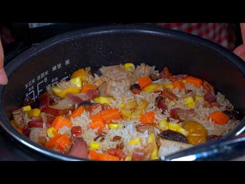 不管是天冷还是天热，我家孩子都爱吃这锅板栗芋头焖饭，真的香迷糊了，从小吃到大的味道#like #美食分享 #food #delicious