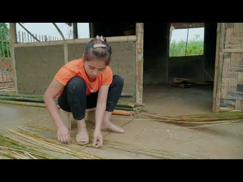 How to knit with bamboo, Cast net to catch fish, OFF GRID FARM