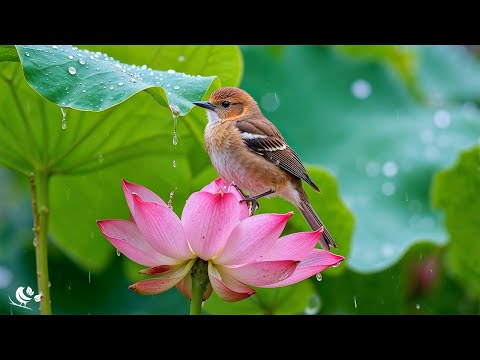 Relaxing Piano & Bird Songs with Gentle Rain 🍃 Peaceful music for deep sleep and full relaxation