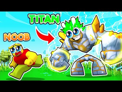 DAS GLÜCKSRAD ÜBERTREIBT und ich werde zum TITAN in Roblox!