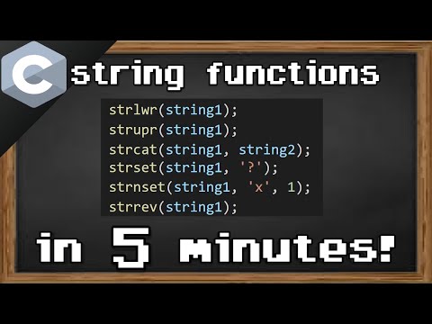 C string functions 🔠